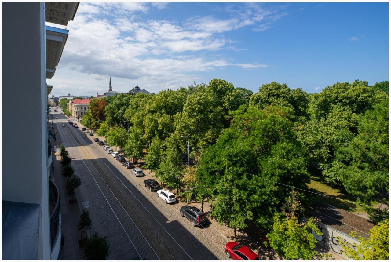 Apartamento Riga Park View Library Exterior foto